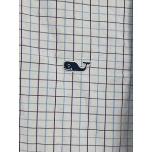 Vineyard Vines Mens Long Sleeve Whale Shirt Classic Fit Plaid Button Up